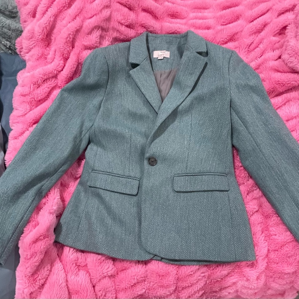 LOFT Women's Teal Blazer